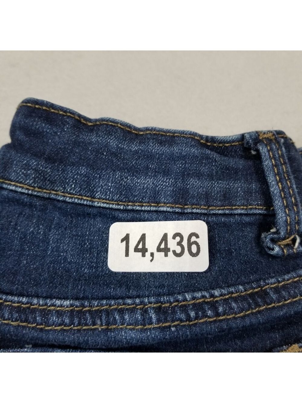 Versona Jeans Size 27 Blue Denim Modern Stretch 26X27 Straight - Picture 11 of 11